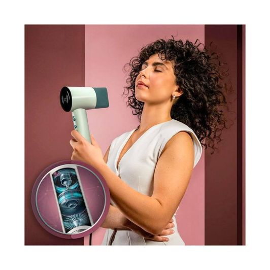 Cecotec Secador de Pelo Compacto y Ligero DryNova 3in1 Mint. 1600W