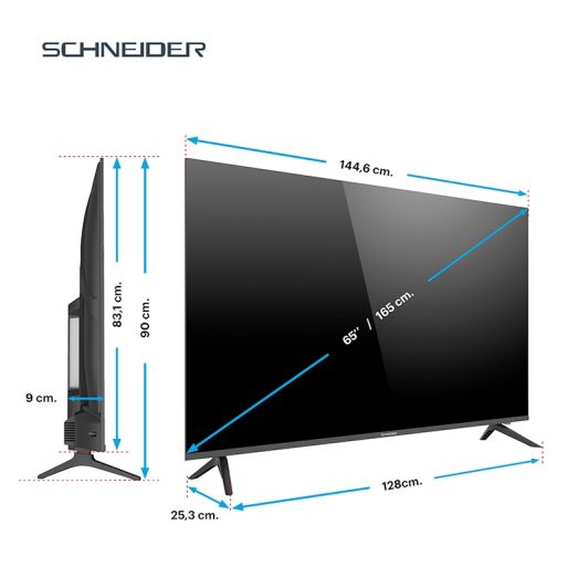 TV QLED SCHNEIDER 65A1