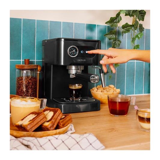 Cecotec Cafetera express Power Espresso 20 Pro. Cafetera express para espresso y cappuccino