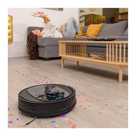 Cecotec Robot Aspiradora y Base Autovaciado Conga 7690 Immortal MAX Home M, Navegación Laser, Succión 5000 Pa