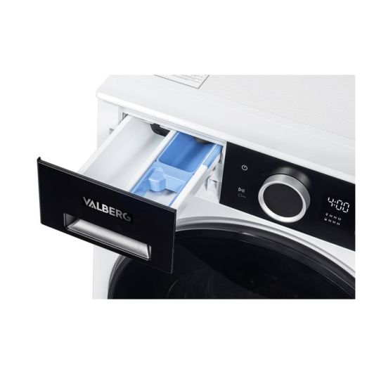 Lavadora 8kg, clase A-30%, motor inverter, blanca VALBERG WF 814 A-30 F W566C