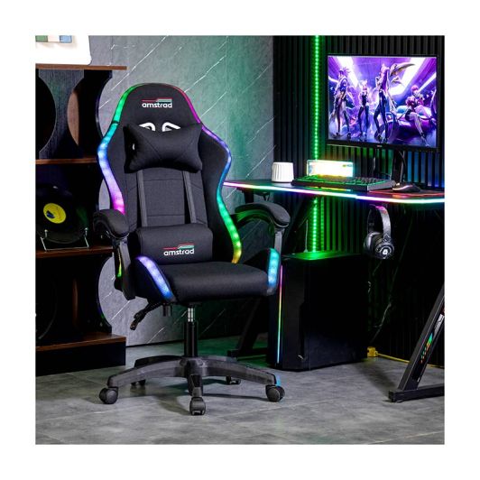 Silla Gaming con luces LED AMSTRAD AMS-LED