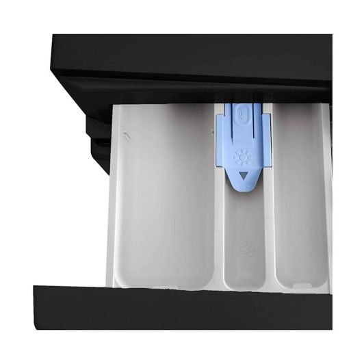 Lavadora 10kg, 1400rpm, clase A-20, Vapor, Negra VALBERG WF 1014 
