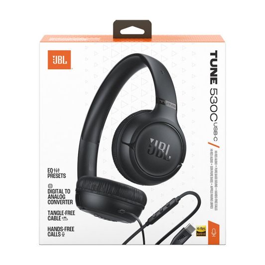 Cascos JBL TUNE 530 USB C Negros