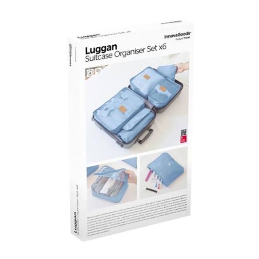 Set bolsas de viaje, organizadores, 6uds INNOVAGOODS