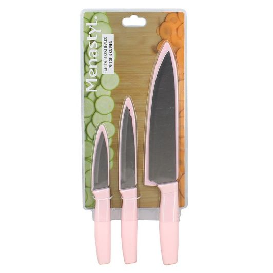 Cuchillos con hojas de 9, 12,5 y 20,5 cm