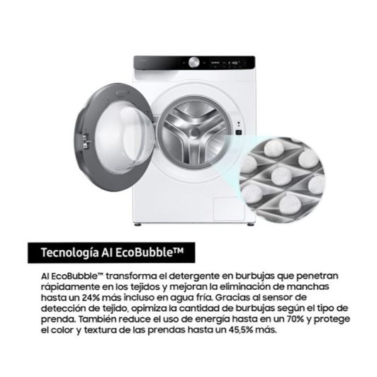 Lavadora 11kg con Autodosificación Clase A-10% WW11DG6B85LKU3 SAMSUNG