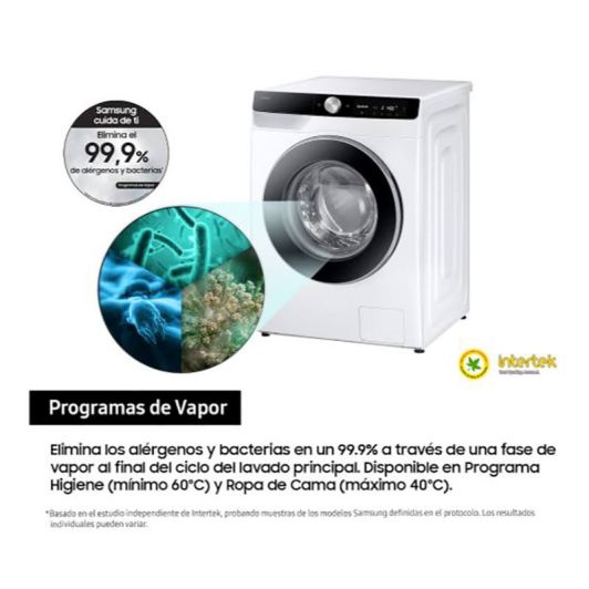 Lavadora 11kg con Autodosificación Clase A-10% WW11DG6B85LKU3 SAMSUNG