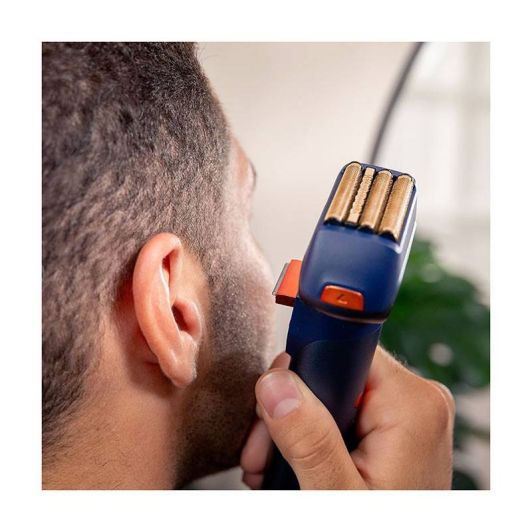 Máquina Corta Barba Inalámbrica, Afeitadora Laminar PrecisionCare X-Trimm Cecotec Triple