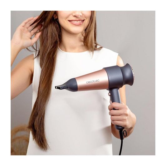 Secador de Pelo Bamba IoniCare RockStar Retro. 2000W, Motor Digital Cecotec