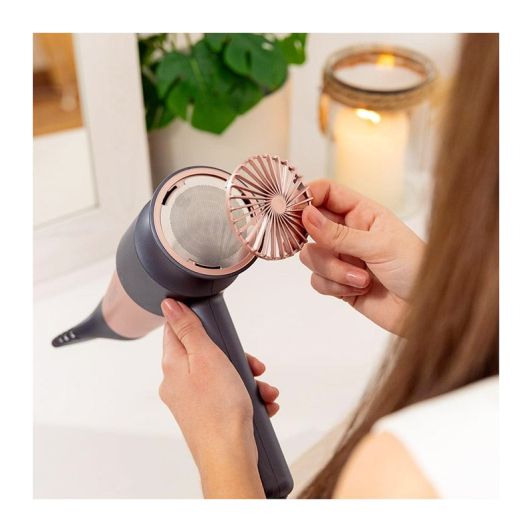 Secador de Pelo Bamba IoniCare RockStar Retro. 2000W, Motor Digital Cecotec