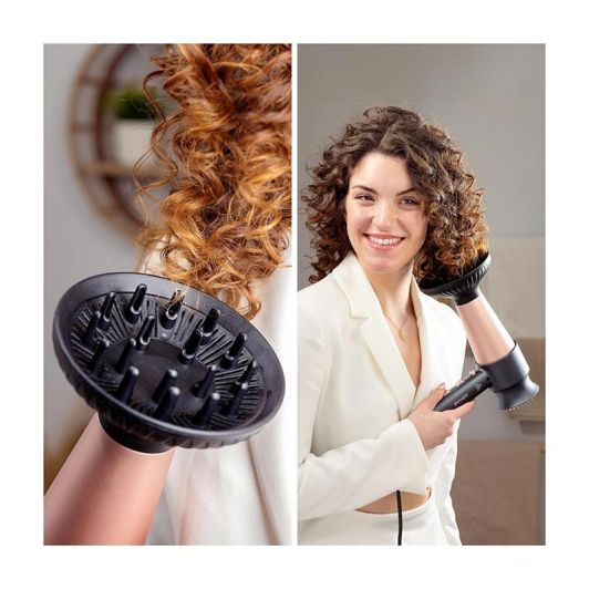 Secador de Pelo Bamba IoniCare RockStar Retro. 2000W, Motor Digital Cecotec