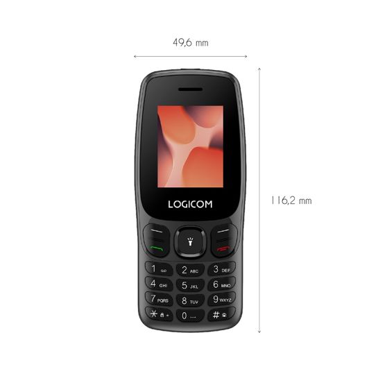 Móvil LOGICOM E45 4G 128MB Negro