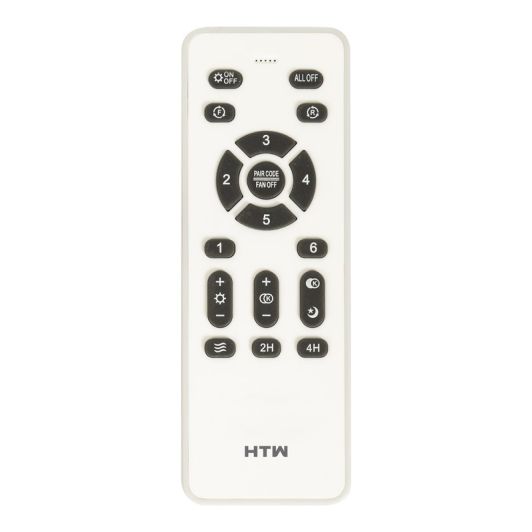 Ventilador de techo con aspas retráctiles, blanco, 6 velocidades, HTW blanco