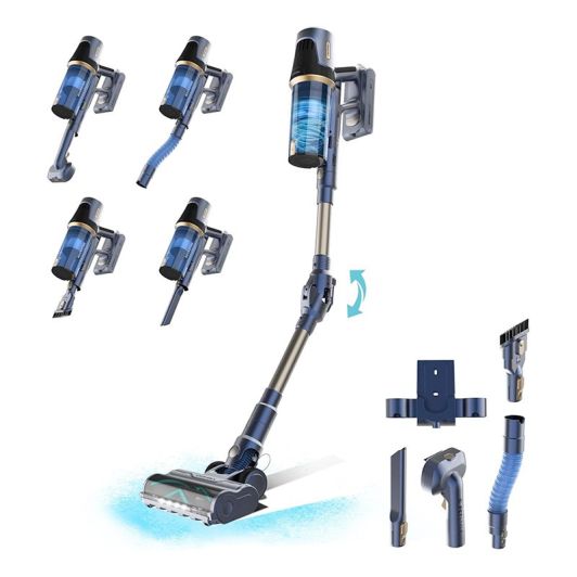 Cecotec Aspirador Escoba sin Cable BLDC Conga Rockstar RS70 Pet Flex. 500W, Potencia de Succión 150AW