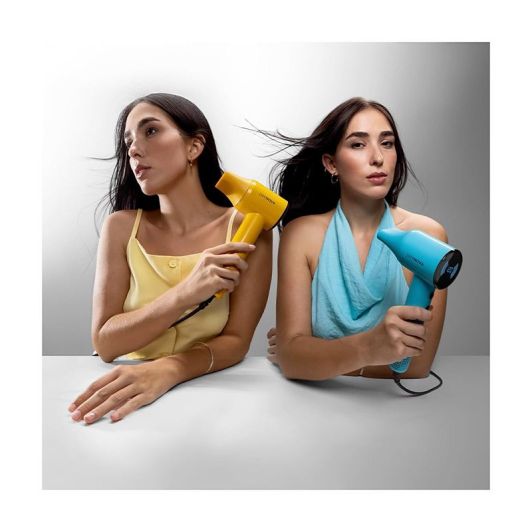 Cecotec Secador de Pelo Compacto y Ligero DryNova Blue Wave. 1600W, 110000RPM, Motor Brushless