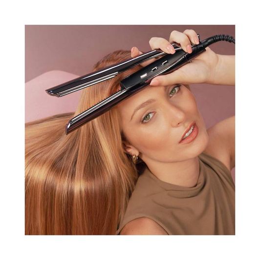 Cecotec Plancha de Pelo con Vapor e Infrarrojos Lisse iSteamy Elite. Alisado Perfecto sin Daños