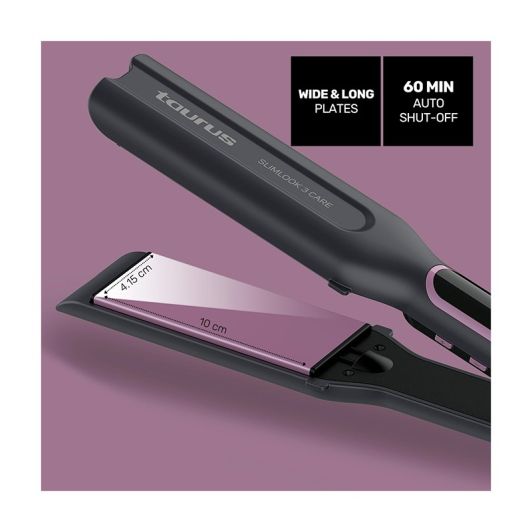 Plancha Alisadora de pelo TAURUS Slimlook 3 Care. 