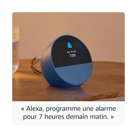 Altavoz bt. AMAZON ECHO SPOT noir