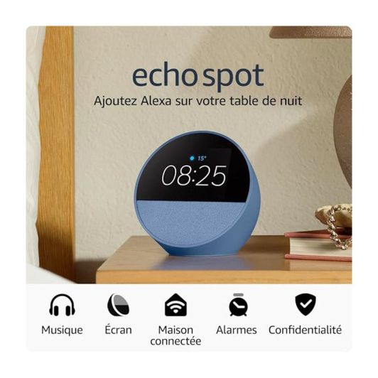 Altavoz bt. AMAZON ECHO SPOT azul