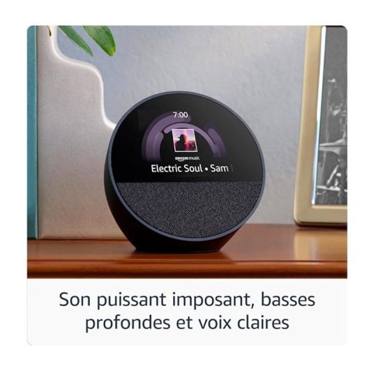 Altavoz bt. AMAZON ECHO SPOT azul