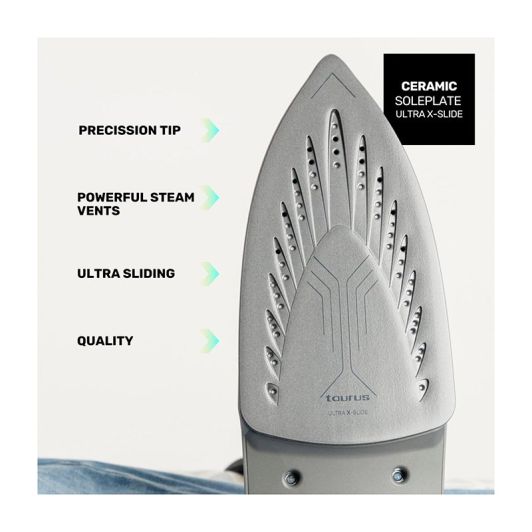 Centro de Planchado con vapor continuo,140g/min, 2800w, TAURUS SLIDING XPRO-7