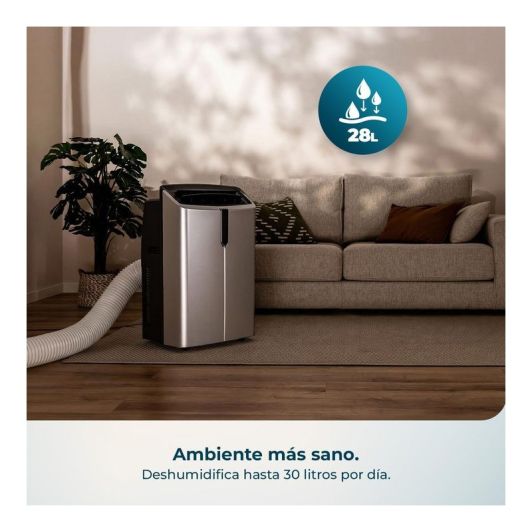 Aire Acondicionado Portátail, Bomba de calor, 14000btu, 30-35m2, CECOTEC ForceClima 14800 Nux Heating