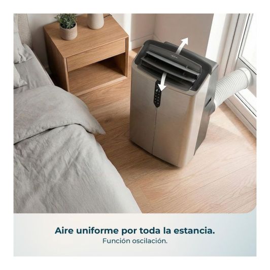 Aire Acondicionado Portátail, Bomba de calor, 14000btu, 30-35m2, CECOTEC ForceClima 14800 Nux Heating