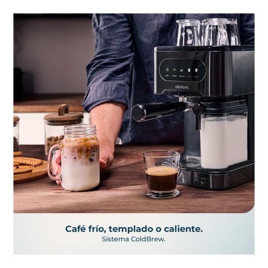 Cafetera Expresso, 1350W, 20Bares,  Express Power Espresso 20 ColdBrew Latte