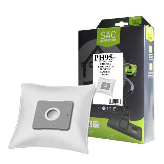 Pack 4 bolsas para aspirador PH95+