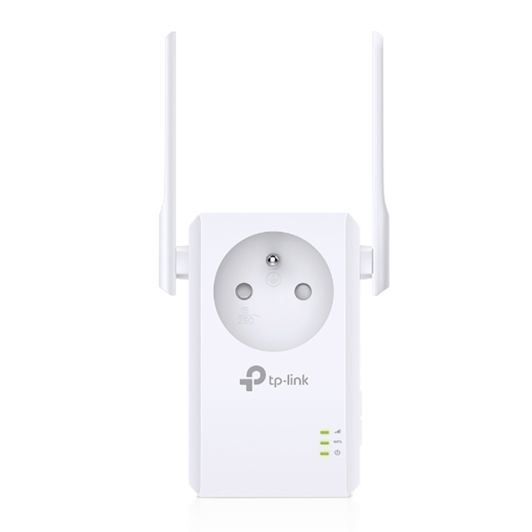 Repetidor TP LINK N300 toma telefónica + antena