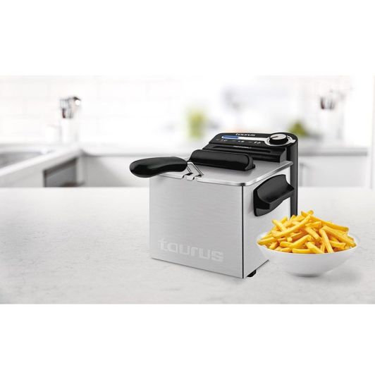 Freidora de aceite 2 litros TAURUS PROFESSIONAL 2 PLUS Inox 1700W
