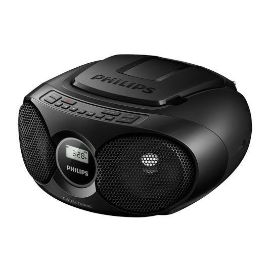 Lector CD BOOMBOX PHILIPS AZ215B negro