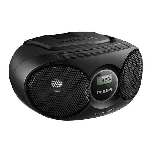 Lector CD BOOMBOX PHILIPS AZ215B negro