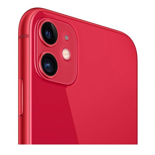 Móvil iPhone 11 64Gb rojo Reacondicionado Grado ECO + carcasa de protección