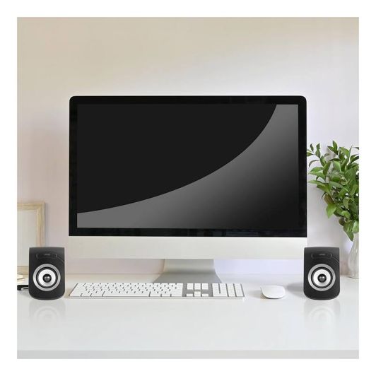 DUO DE ALTAVOCES PARA PC USB 2.0 CON CABLE APM