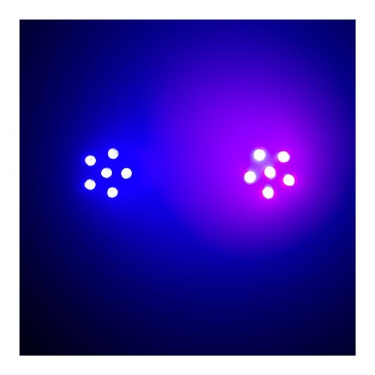 Juego de luces 36 leds BOOMTONEDJ MEGALED 6*3W