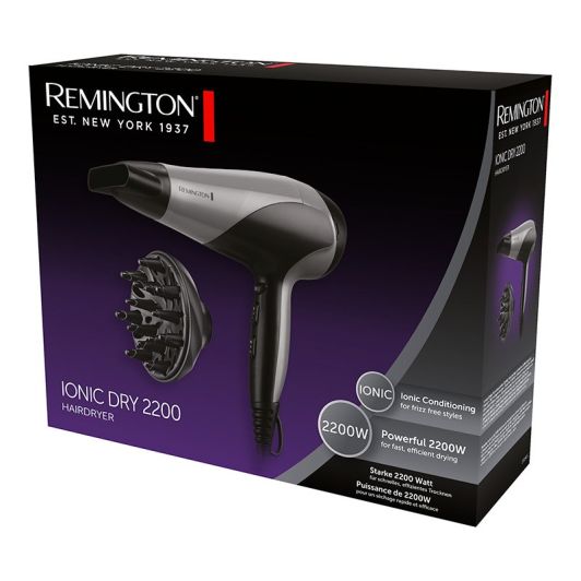 Secador de pelo REMINGTON D3190S ionic 2200W