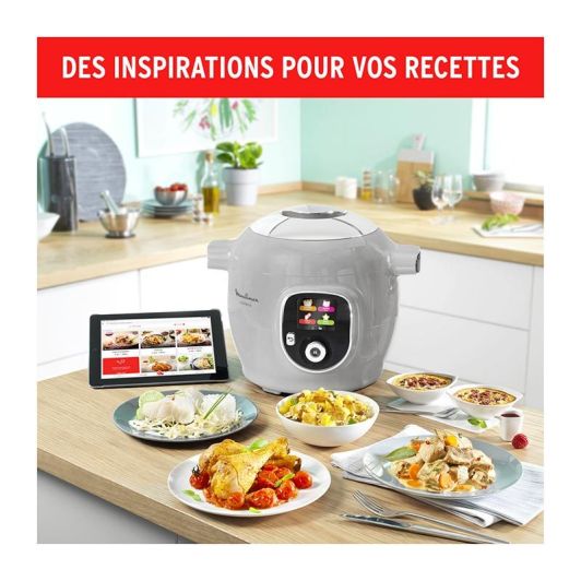 Robot de cocina MOULINEX COOKEO CE854B10 80 recetas