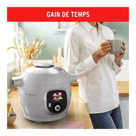 Robot de cocina MOULINEX COOKEO CE854B10 80 recetas