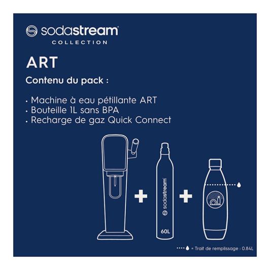 MAQUINA SODASTREAM ART NEGRA 