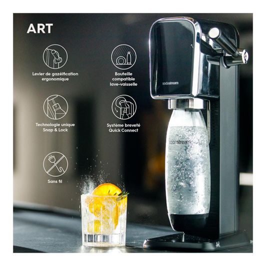 MAQUINA SODASTREAM ART NEGRA 