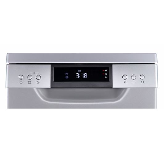 Lavavajillas 10 servicios VALBERG 45cm 44dB Silencioso Gris/Silver Clase C 10S44 C SAD929C