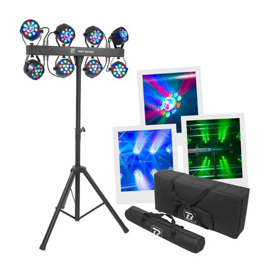 BARRA DE EFECTOS LED BOOMTONEDJ PARTY BAR MAXI