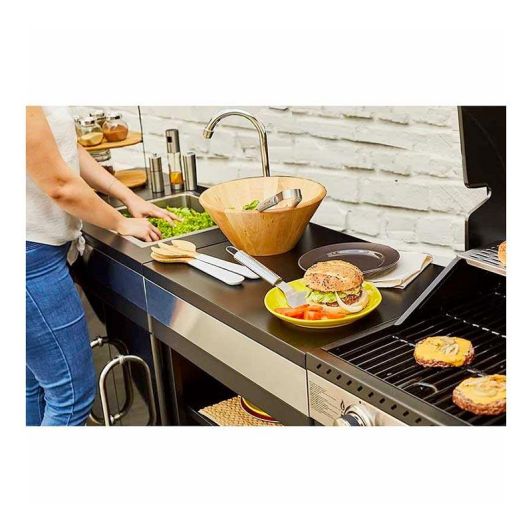 COCINA EXTERIOR DE GAS + GRIFO COOK N EAT
