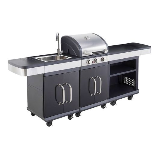 COCINA EXTERIOR DE GAS + GRIFO COOK N EAT