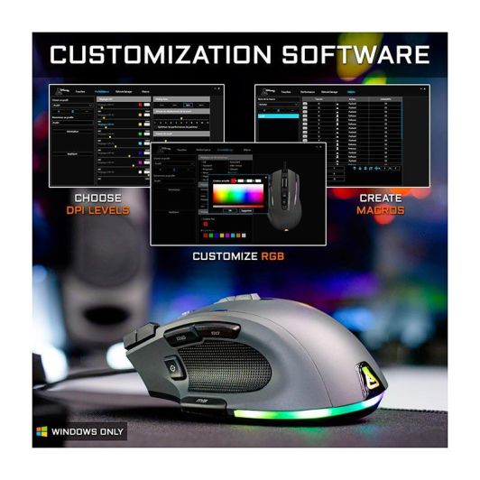 RATÓN GAMER CON CABLE G-LAB