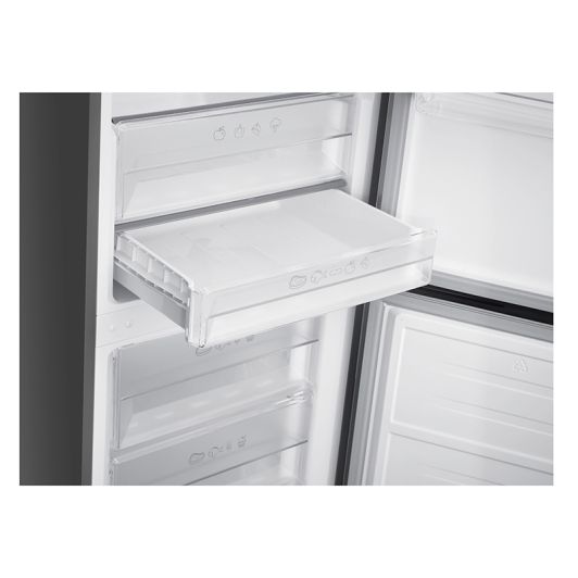 Frigorífico Combi No Frost Clase B VALBERG 323L Pantalla Táctil 185cm Inox
