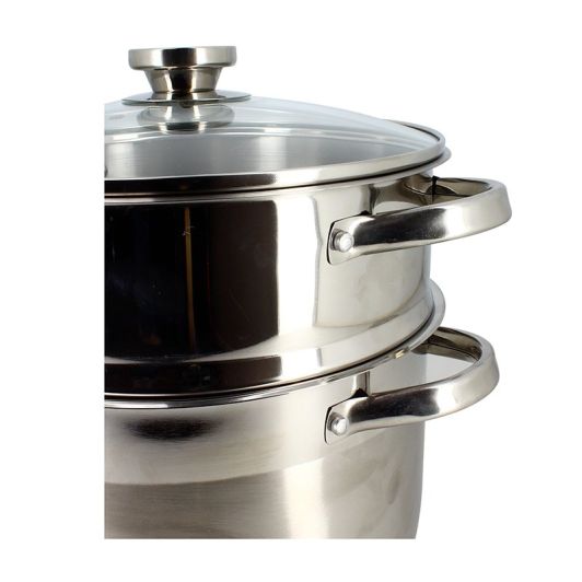 OLLA DE CUSCUS (CUSCUSERA) 10L  INOXIDABLE 24CM MENASTYL 
