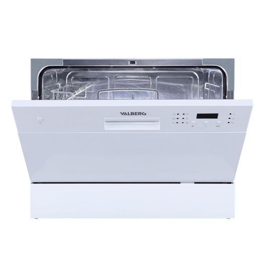 Mini Lavavajillas 6 cubiertos VALBERG Clase D 6S47 WAD929C blanco